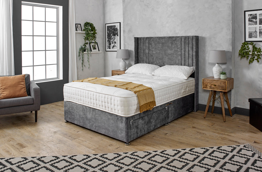 alister wingback divan bed