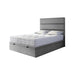 Holly Horizontal Panelled Ottoman Divan Bed with Floor Standing Headboard & Mattress Options - Cuddly Beds