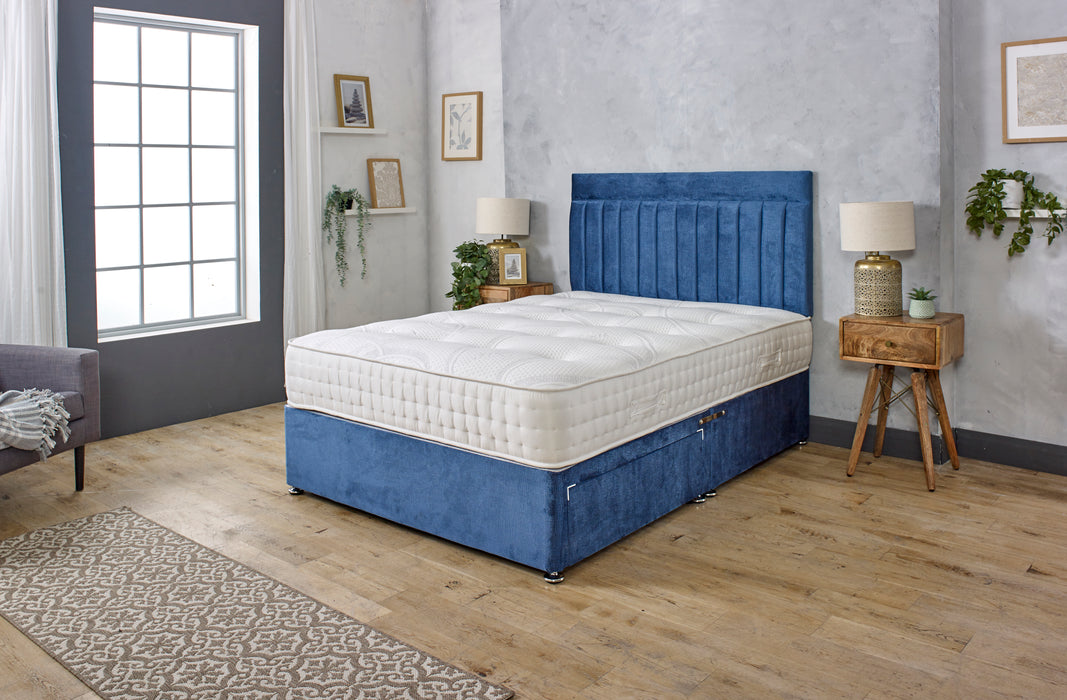 Jolly Panel Divan Bed With Mattress & Headboard Options