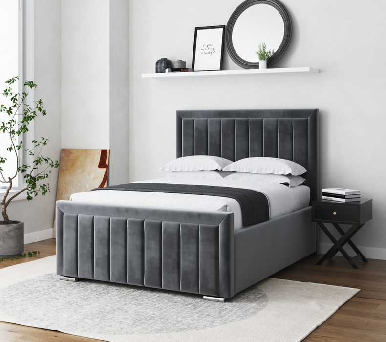 Isla Upholstered Bed Frame With Storage Options