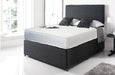 Peter Plain Divan bed with headboard and mattress options - Cuddly Beds